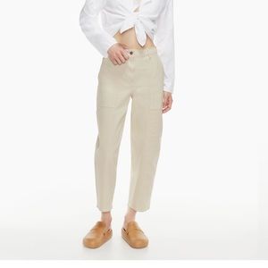 ARITZIA WILFRED FREE UNFURL PANT GD BIRCH SIZE 8